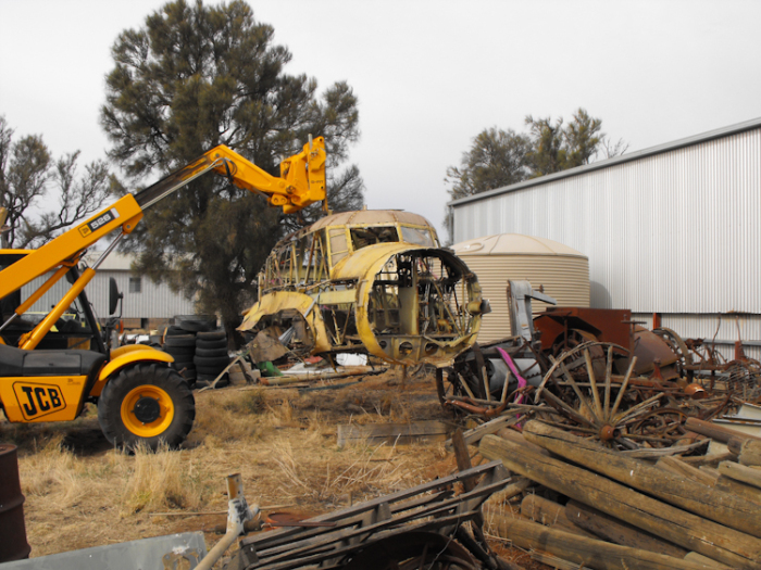Avro Anso recovered warracknabeal farm australia nhill aviation heritage centre